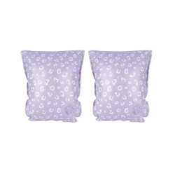 Brassards piscine enfant 2-6 ans - léopard lila