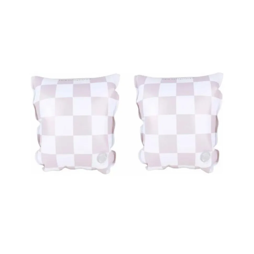 Brassards piscine enfant 0-2 ans - damier sable