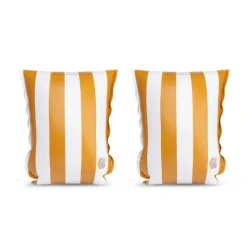 Brassards piscine enfant 2-6 ans - rayures jaunes