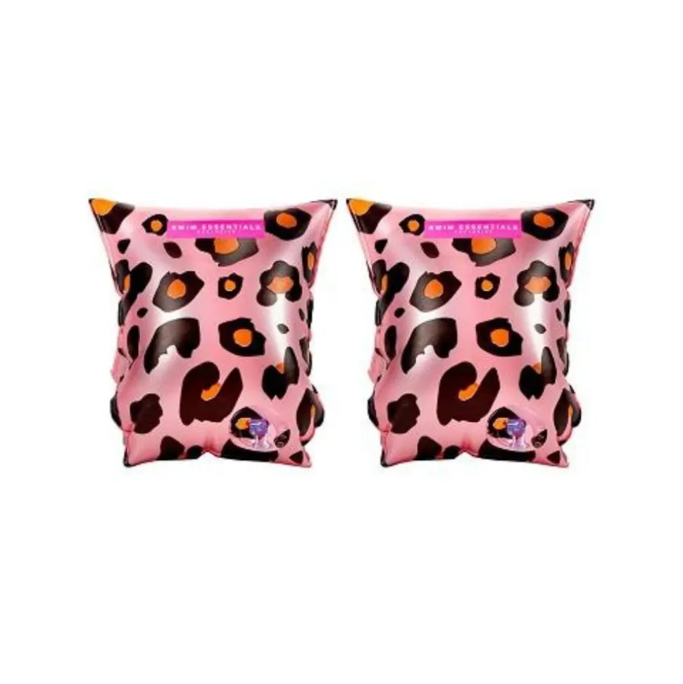 Brassards piscine enfant 0-2 ans - léopard rose gold
