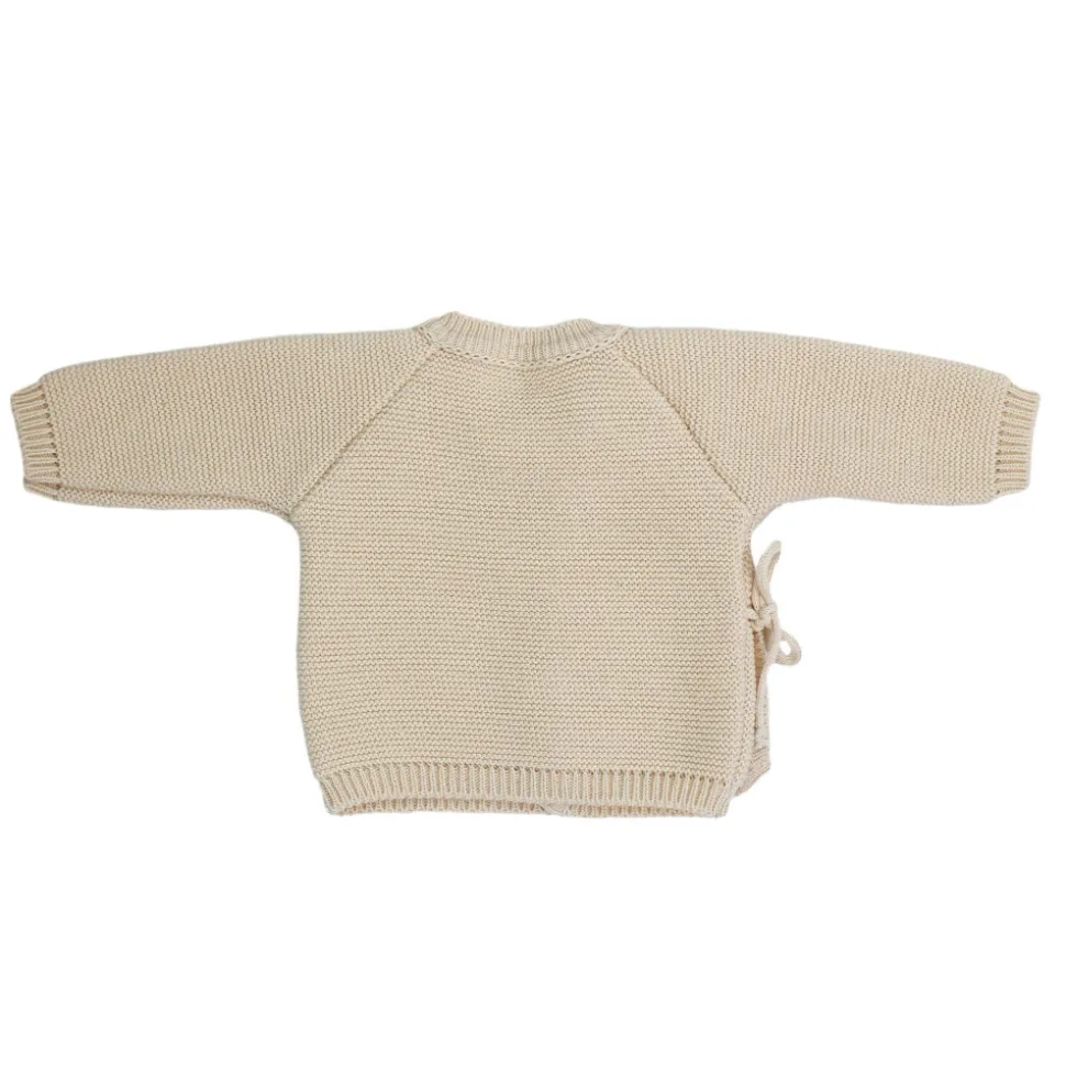 Brassière bébé naissance point mousse 0/1 mois - sable