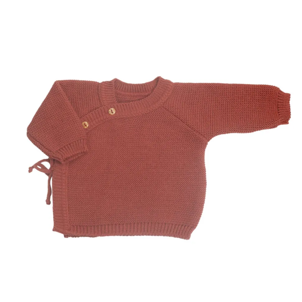Brassière bébé naissance terracota