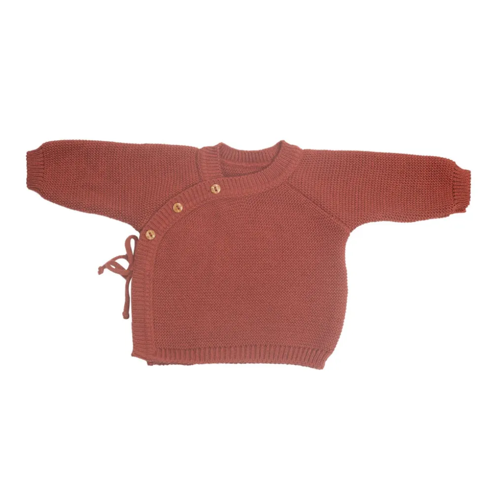 Brassière bébé naissance terracota