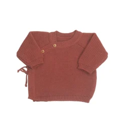 Brassière bébé naissance terracota