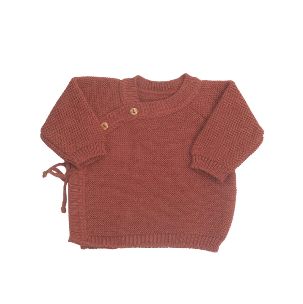 Brassière bébé naissance terracota