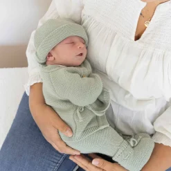 Brassière bébé naissance vert olive