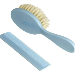 Brosse bébé et peigne bleu ciel