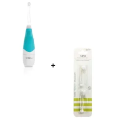 Brosse à dents électrique bébé et 2 têtes de remplacement - sonïk