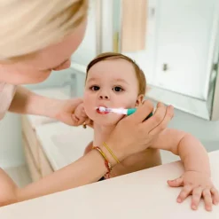 Brosse à dents électrique bébé et 2 têtes de remplacement - sonïk