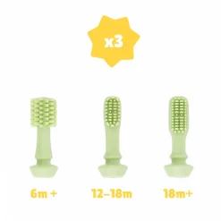 Brosse à dents évolutive en silicone