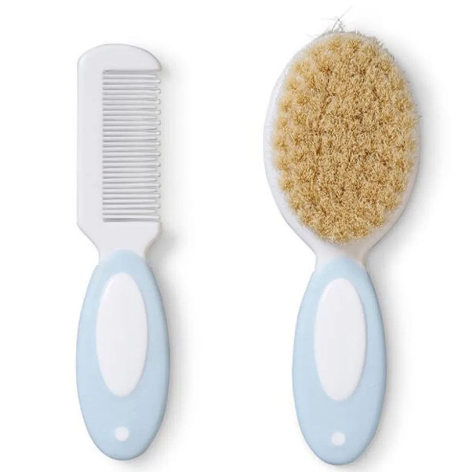 Brosse et peigne bébé bleu