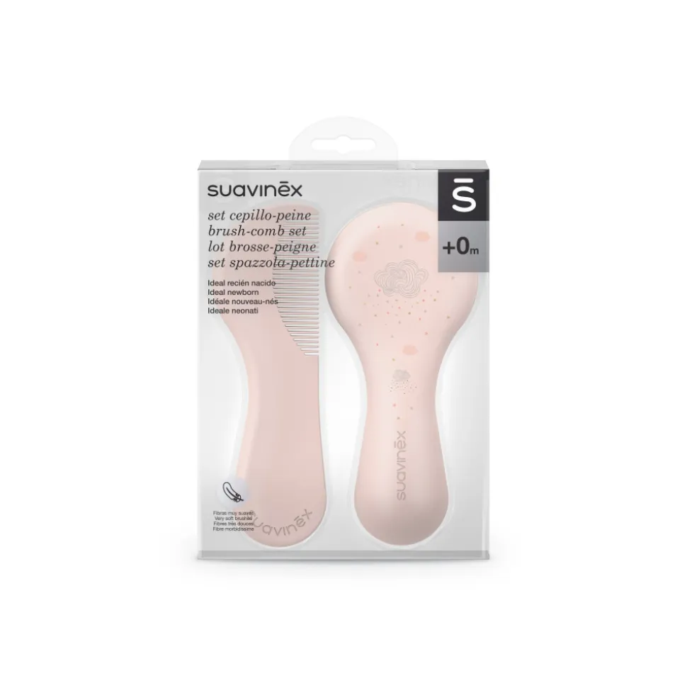 Brosse et peigne bébé dreams rose