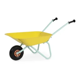 Brouette en métal pour enfant happy garden