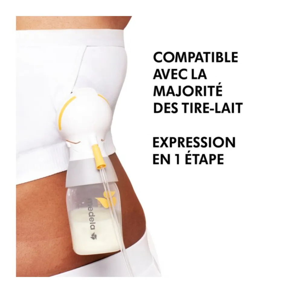 Bustier d'allaitement mains libres xl chair