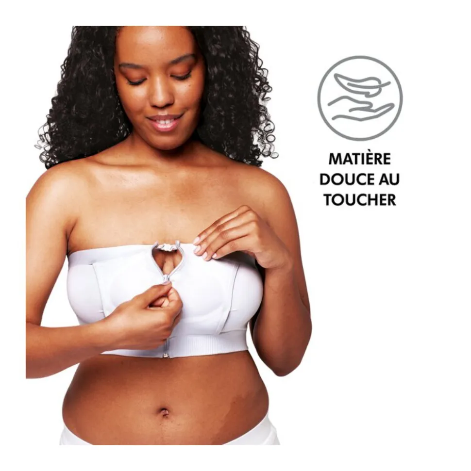 Bustier d'allaitement mains libres xl chair