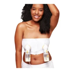 Bustier d'allaitement mains libres xl blanc