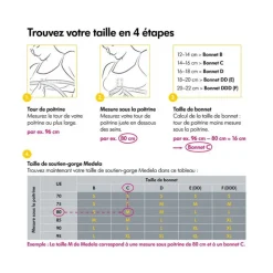 Bustier d'allaitement mains libres s blanc