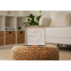 Cadre empreinte baby box carrée olive tree