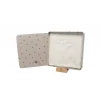 Cadre empreinte baby box carrée jolis coeurs