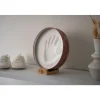 Cadre empreinte baby box ronde rainbow terracotta