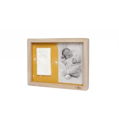 Cadre à empreinte daisy ochre