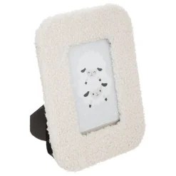 Cadre photo enfant 10x15 cm bouclette blanc