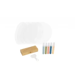 Cadre transparent 5 empreintes family colors