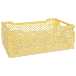 Cagette pliante arry 30 x 20 x 11,5 cm jaune
