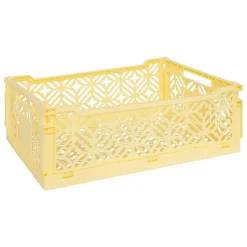 Cagette pliante arry 40 x 30 x 15 cm jaune