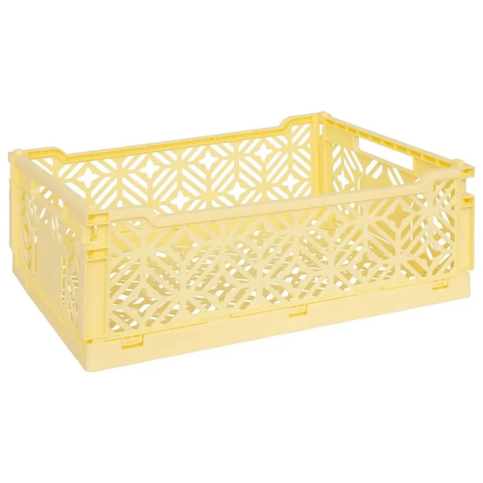Cagette pliante arry 40 x 30 x 15 cm jaune