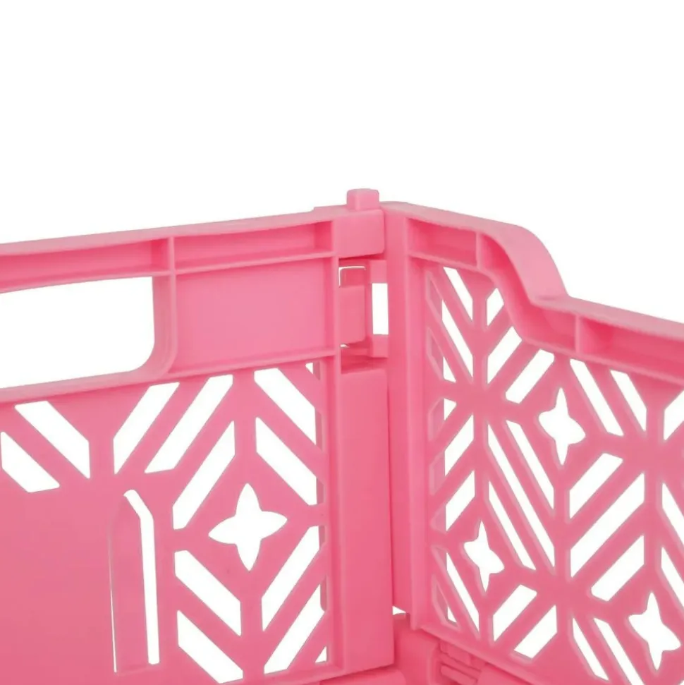 Cagette pliante arry 30 x 20 x 11,5 cm rose