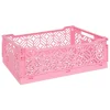 Cagette pliante arry 40 x 30 x 15 cm rose
