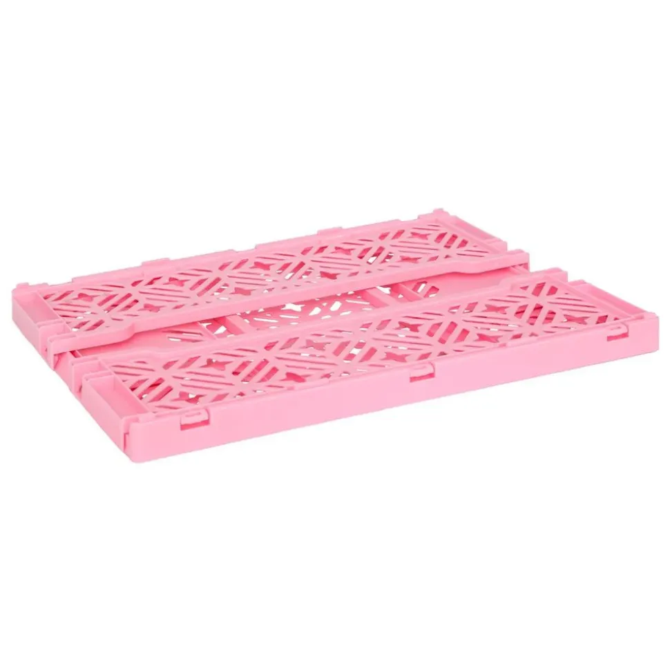 Cagette pliante arry 40 x 30 x 15 cm rose
