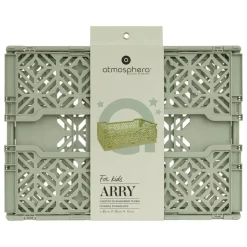 Cagette pliante arry 40 x 30 x 15 cm vert