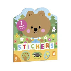 Cahier de stickers pour enfants la forêt