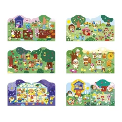 Cahier de stickers pour enfants le jardin
