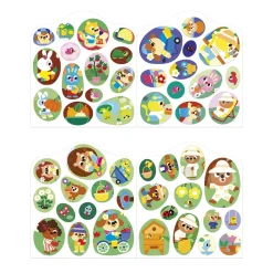 Cahier de stickers pour enfants le jardin