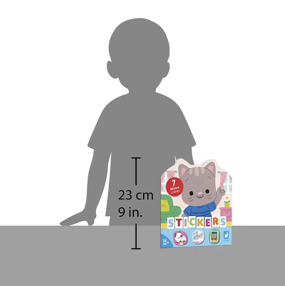 Cahier de stickers pour enfants la maison
