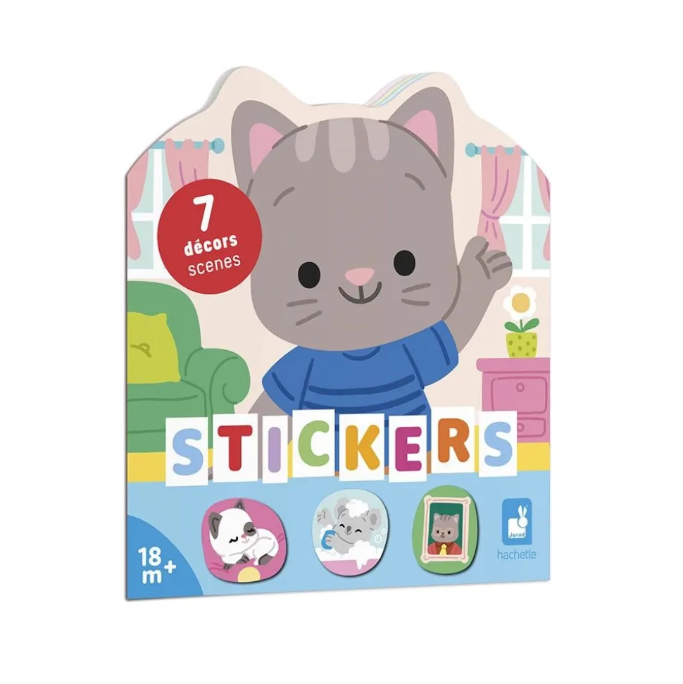 Cahier de stickers pour enfants la maison