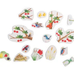 Calendrier magnétique des saisons le jardin du moulin