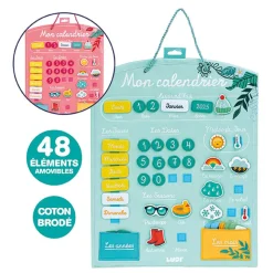 Calendrier semainier éducatif amande