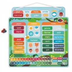 Calendrier semainier magnétique