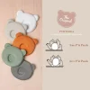 Cale tête bébé p'tit panda gris