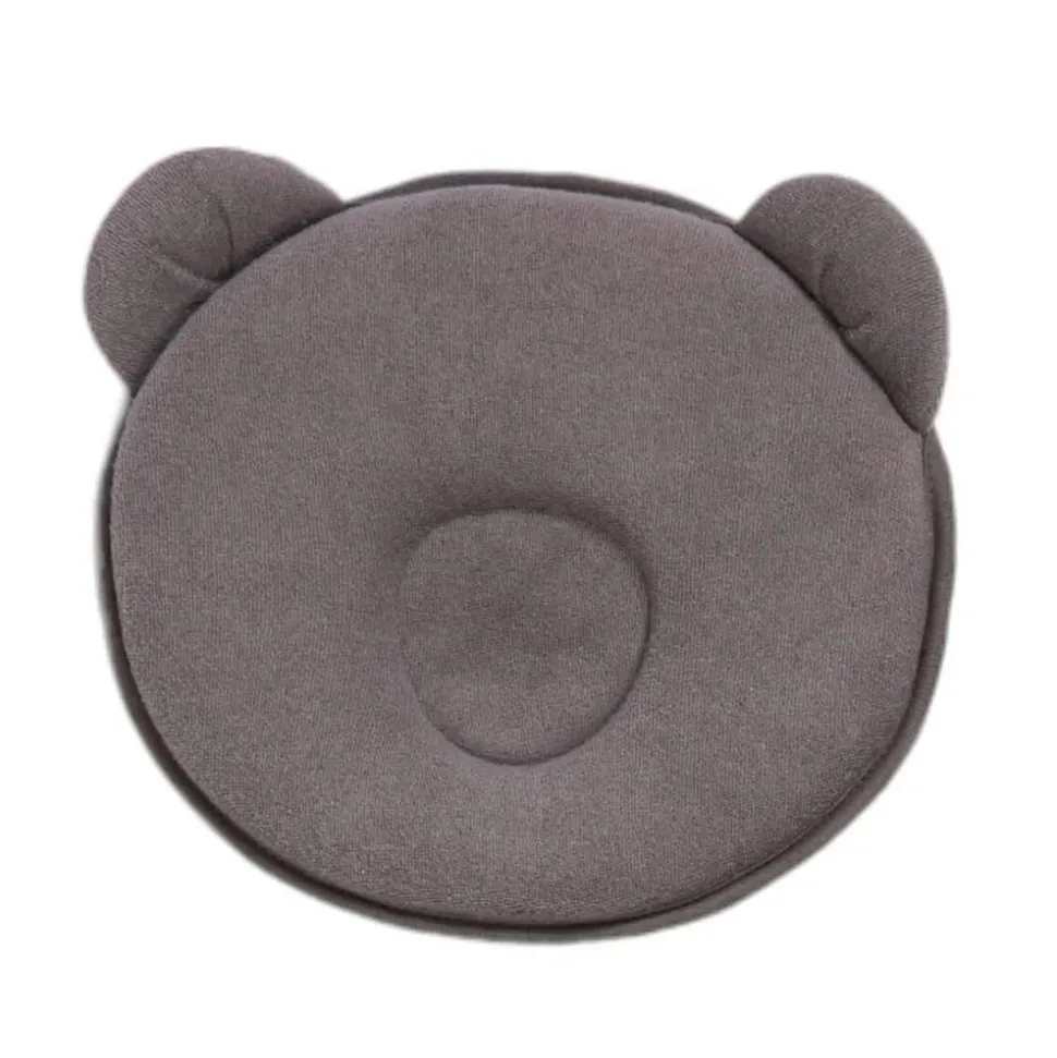 Cale tête bébé p'tit panda gris foncé