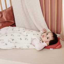 Cale tête bébé p'tit panda marsala