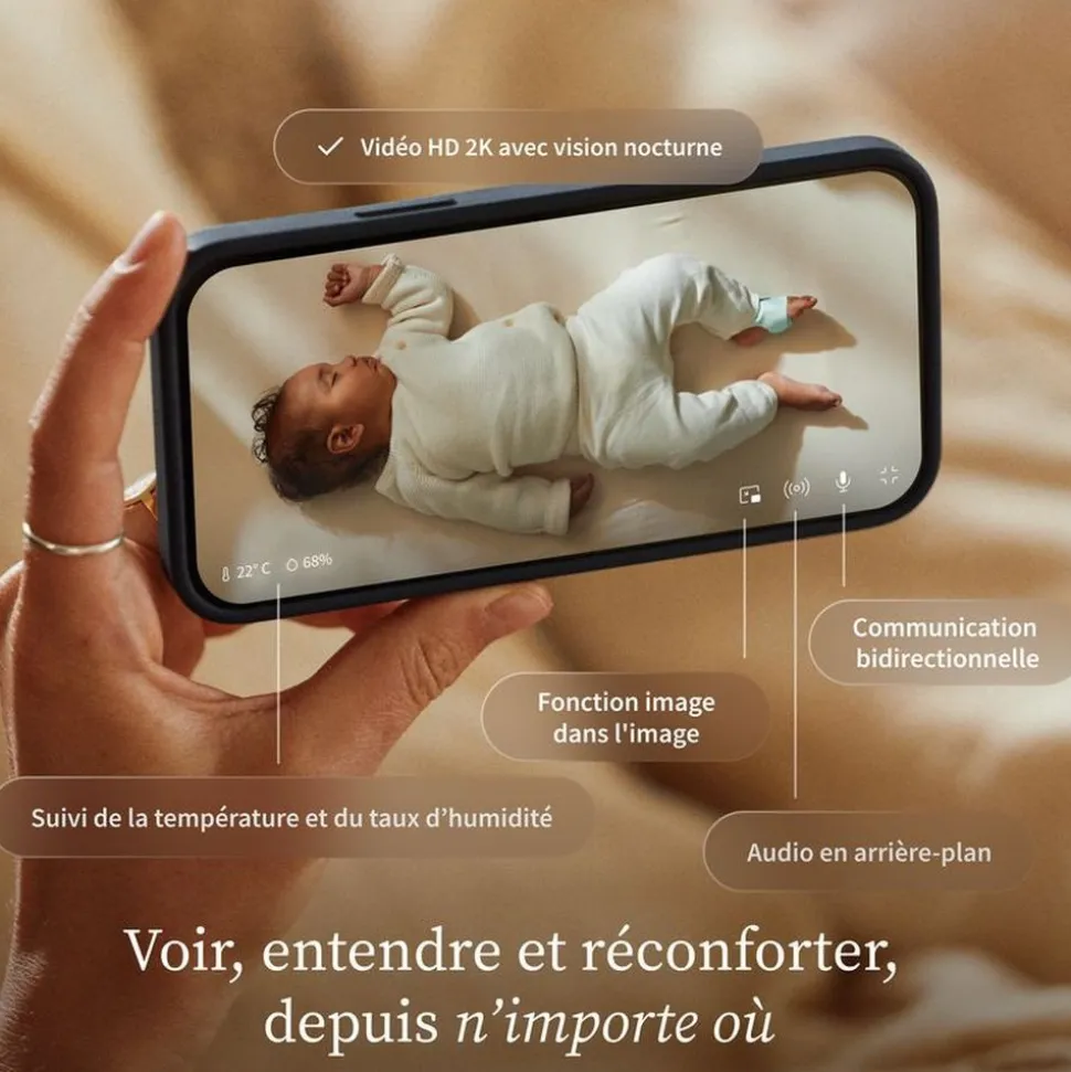 Caméra bébé connectée dream sight