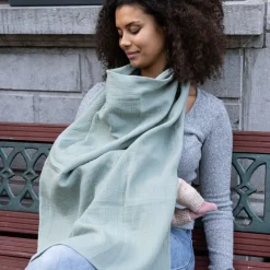 Cape d'allaitement mom'n play tetra green