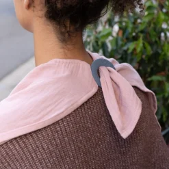 Cape d'allaitement mom'n play tetra pink