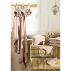 Cape de bain avec gant - bambou & gaze - mix&match