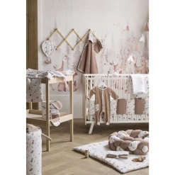 Cape de bain bambou avec gant - cosy forest
